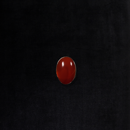 Vintage Carnelian Sterling Silver Ring