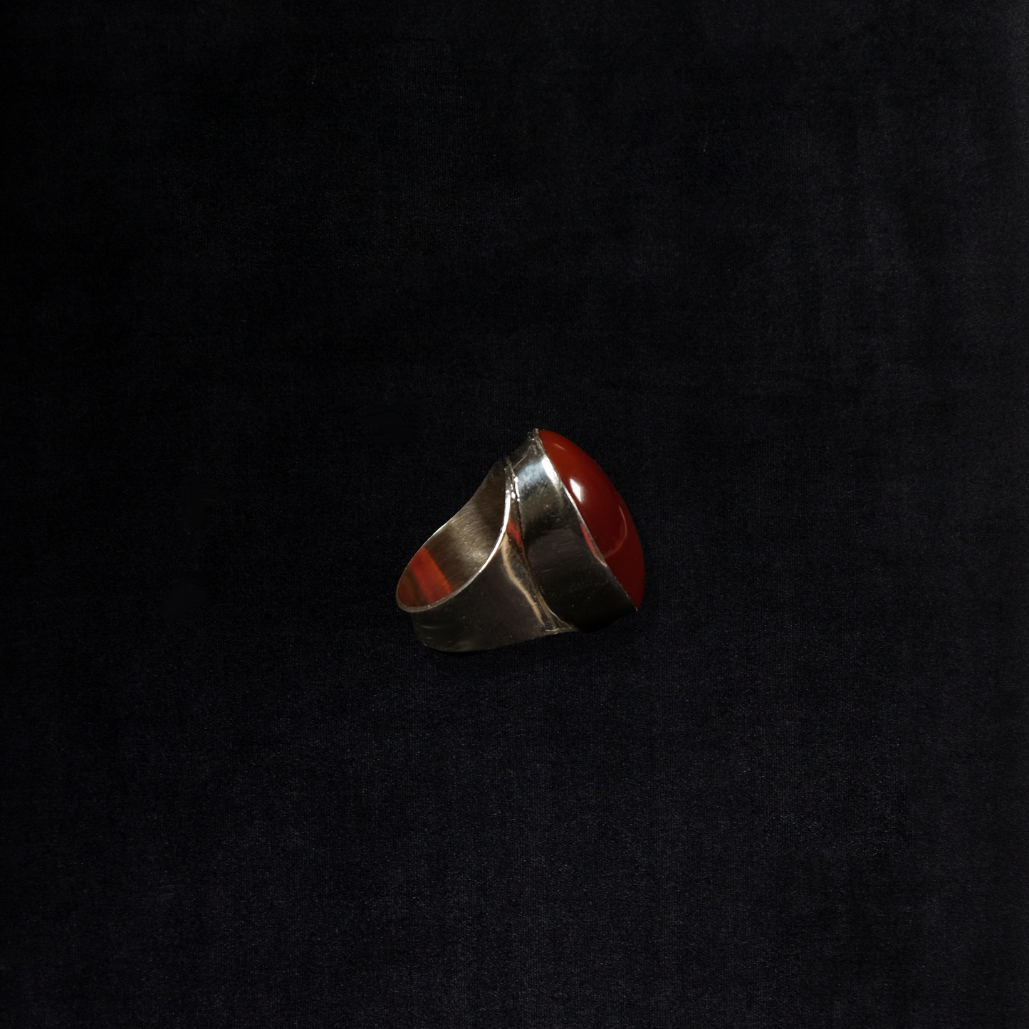 Vintage Carnelian Sterling Silver Ring