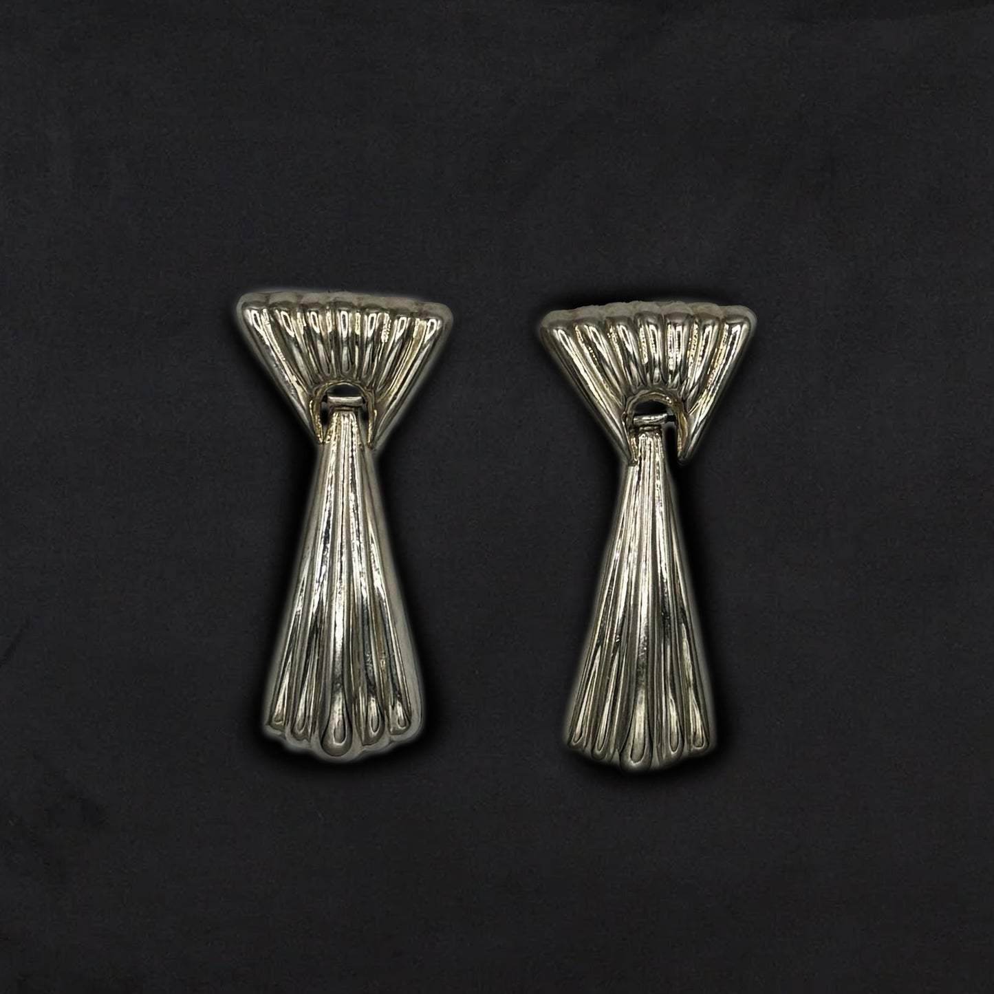 Vintage Sterling Silver Taxco Statement Earrings