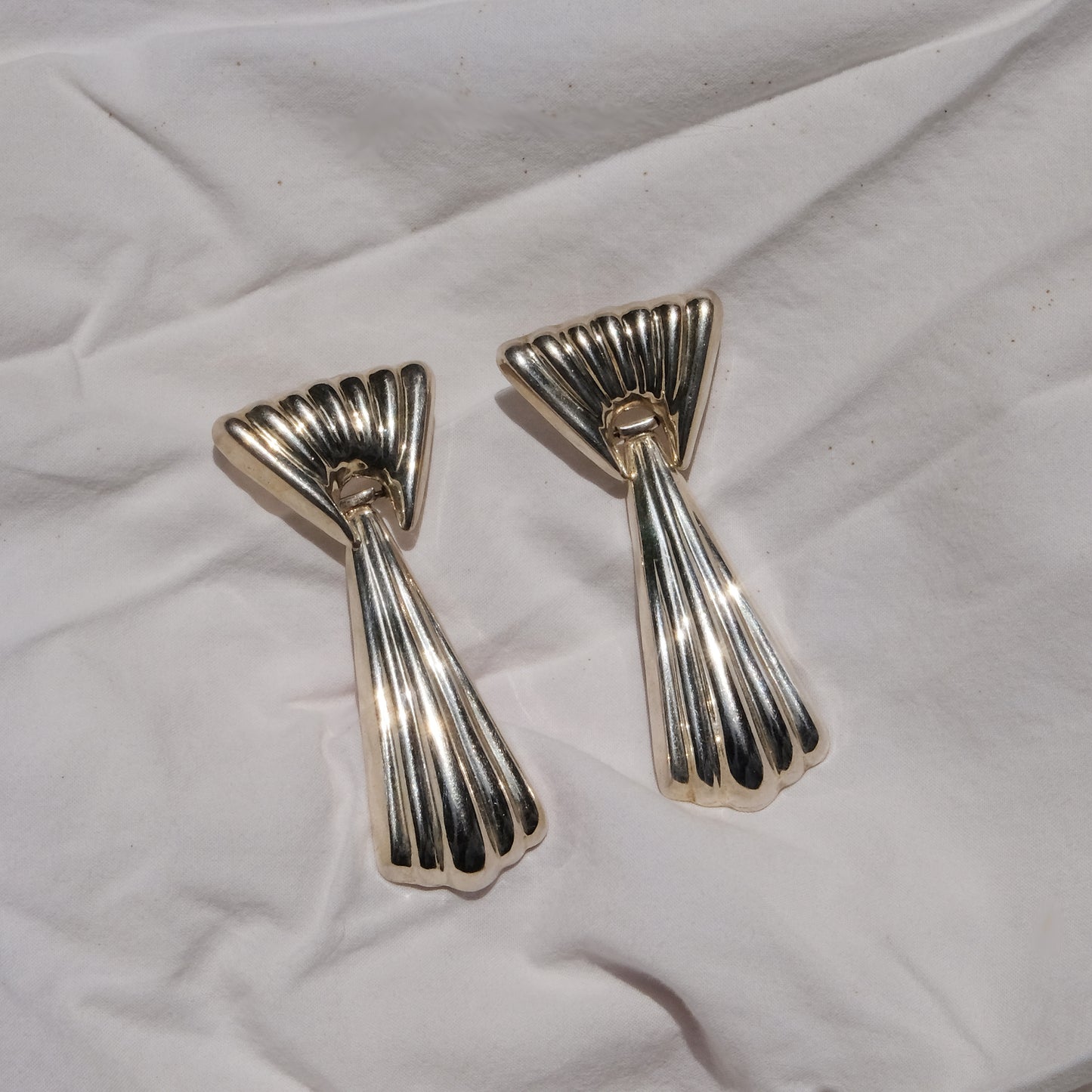 Vintage Sterling Silver Taxco Statement Earrings