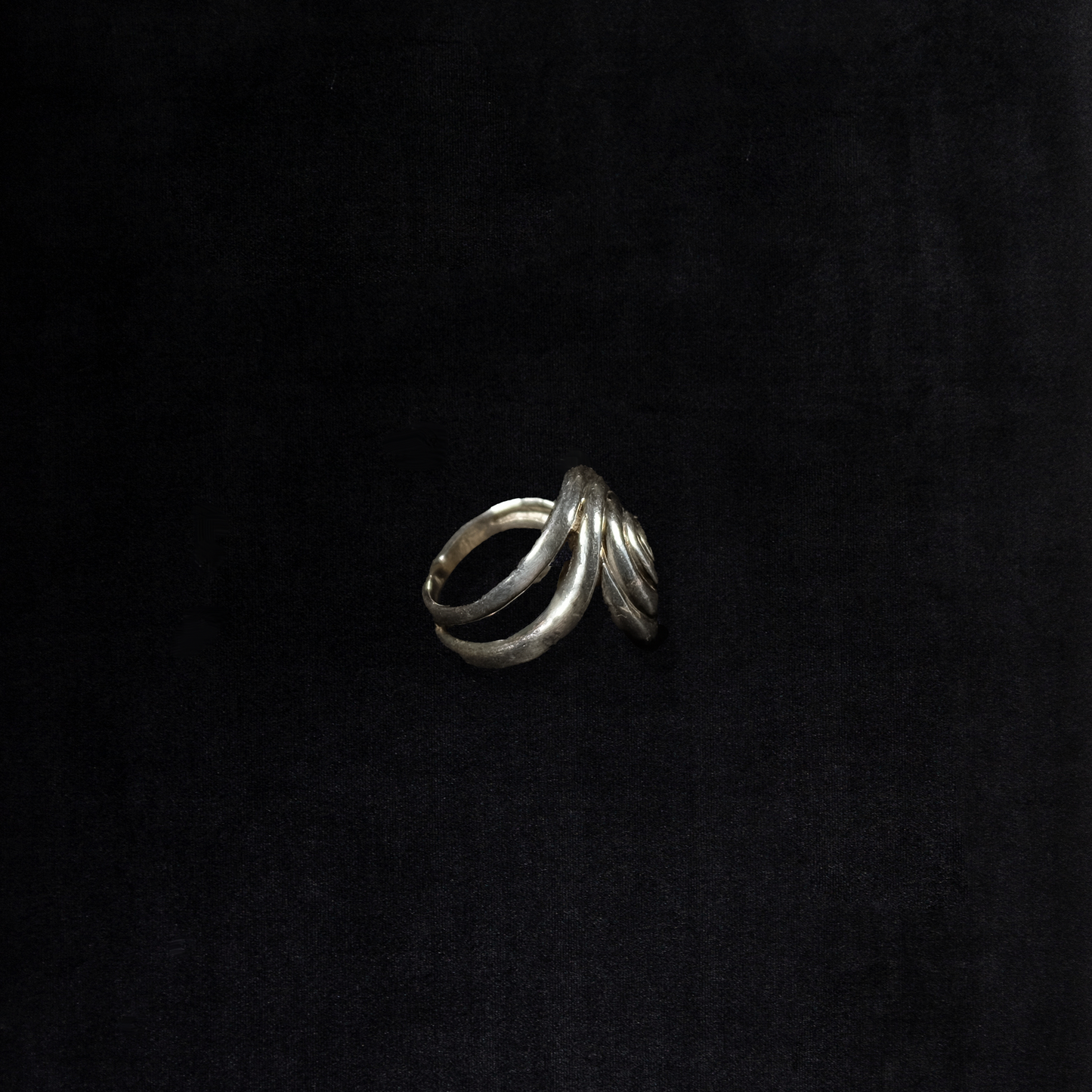 Vintage Sterling Silver Swirl Ring