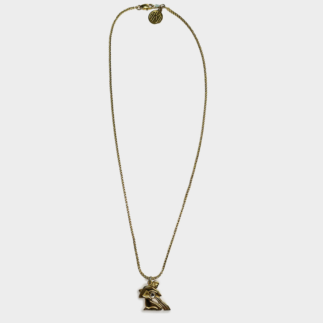 Vintage Aquarius Necklace