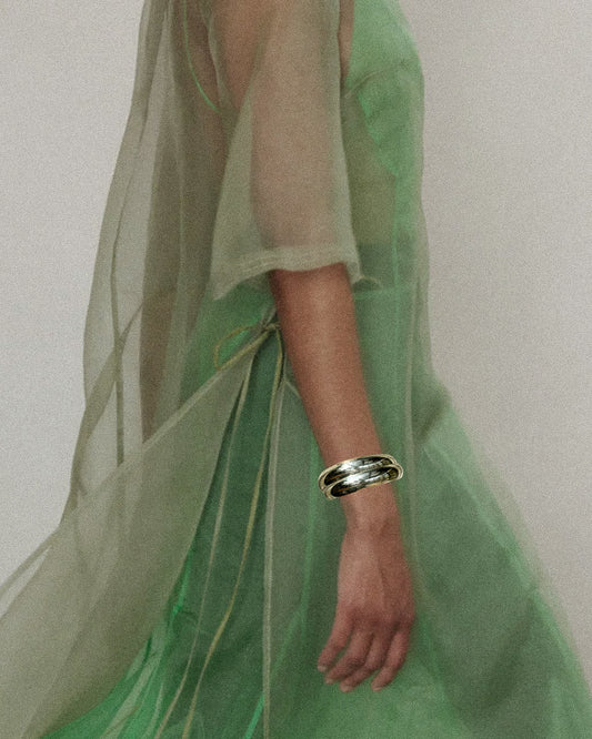 Vintage Silver Sculptural Cuff