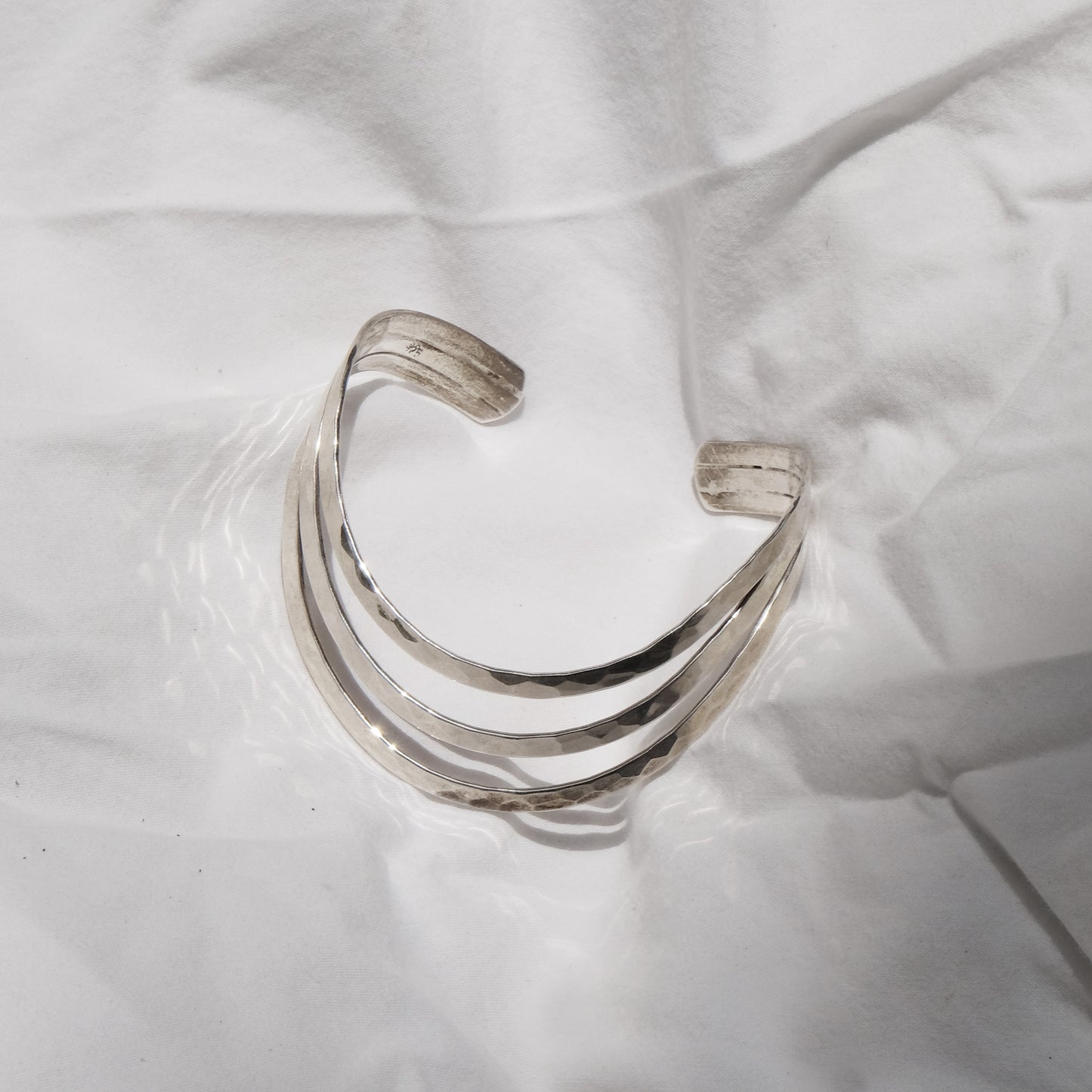 Vintage Silver Linings Cuff Bracelet