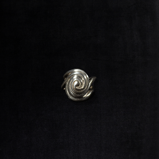 Vintage Sterling Silver Swirl Ring