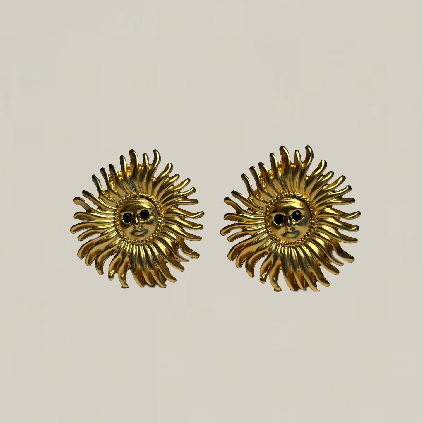 Vintage Sunburst Earrings