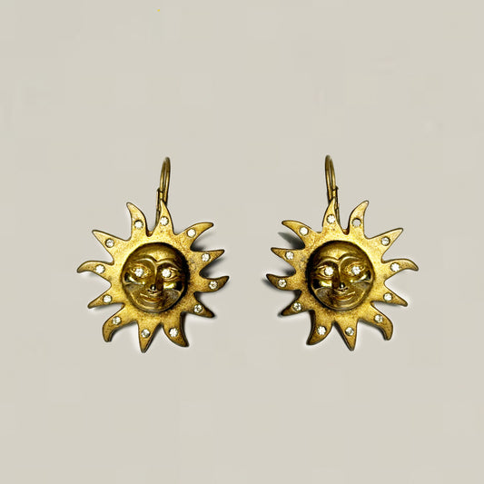 Vintage Sun Earrings